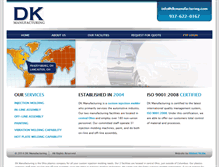 Tablet Screenshot of dkmanufacturing.com